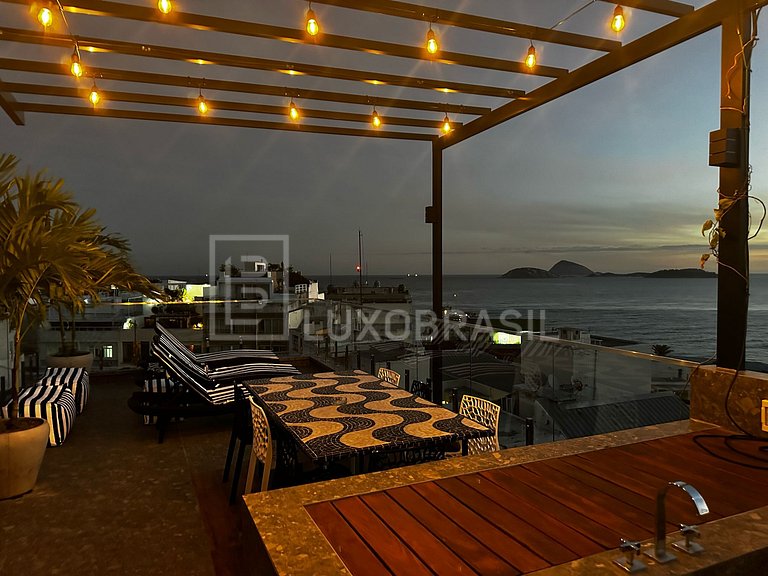 LB - RJ101 Cobertura Triplex Ipanema Alquiler Temporal