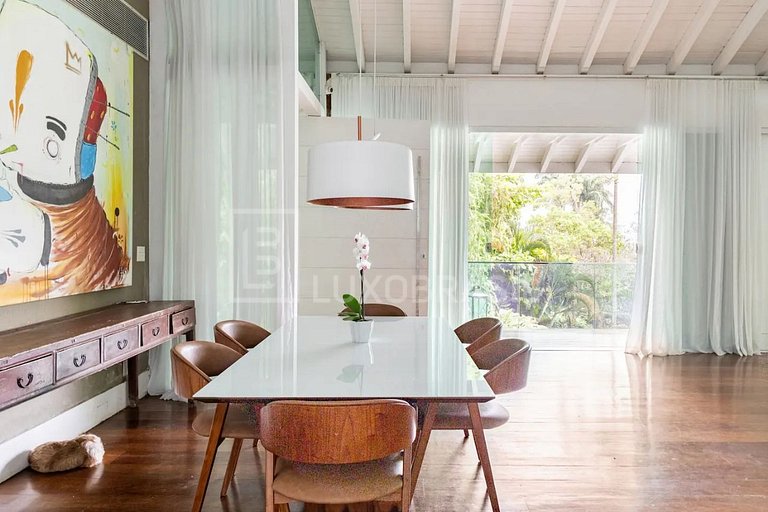 LB - RJ164 Casa espectacular en Itanhangá Alquiler por tempo