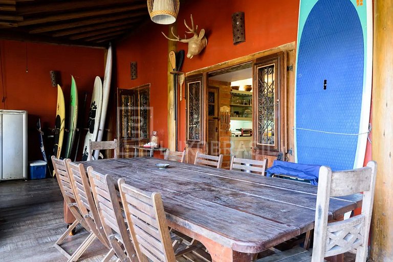 LB - RJ742 Casa con deck en las orillas del canal en Barra d