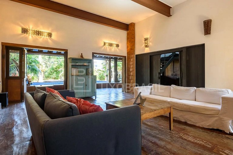 LB - RJ742 Casa con deck en las orillas del canal en Barra d