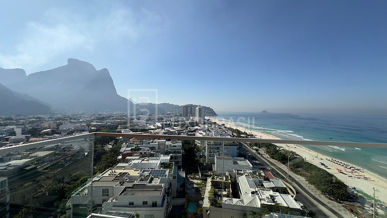 LB - RJ104 Apartamento no Barra Beach com 1 Suíte e Vista La