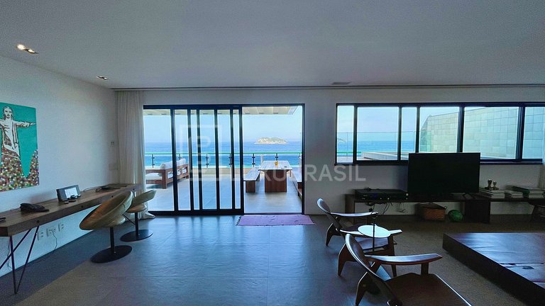 LB - RJ105 Linear Penthouse 04 Suites Oceanfront Pepê Vacati