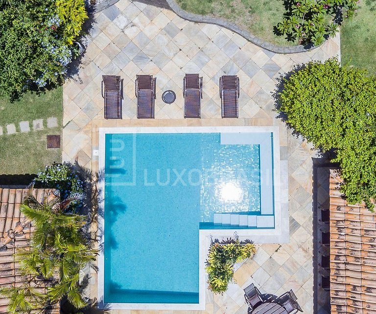Casa Pé na Areia Ferradura – 5 Quartos em Búzios