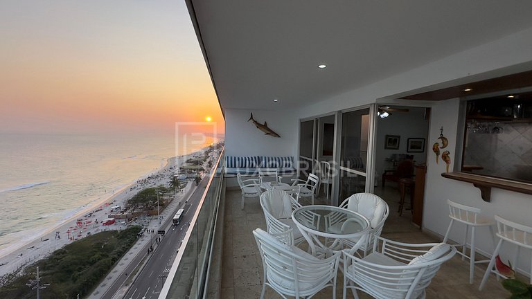 LB - RJ113 Apartamento de temporada frente al mar en Barra B