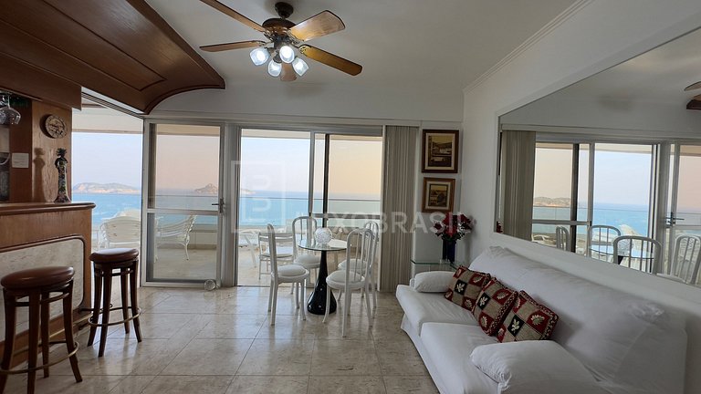 LB - RJ113 Apartamento de temporada frente al mar en Barra B