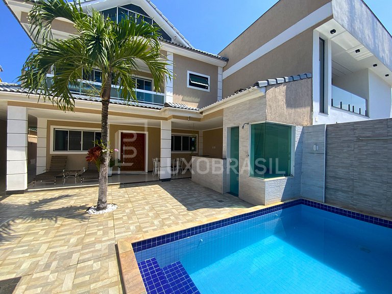 LB - RJ109 Casa con 4 suites en Recreio Dos Bandeirantes Alq