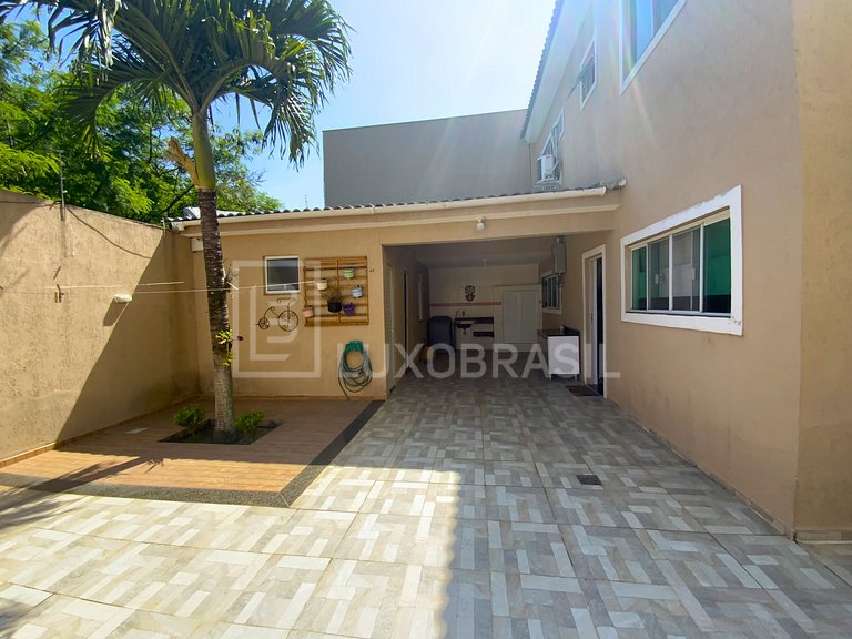 LB - RJ109 Casa con 4 suites en Recreio Dos Bandeirantes Alq