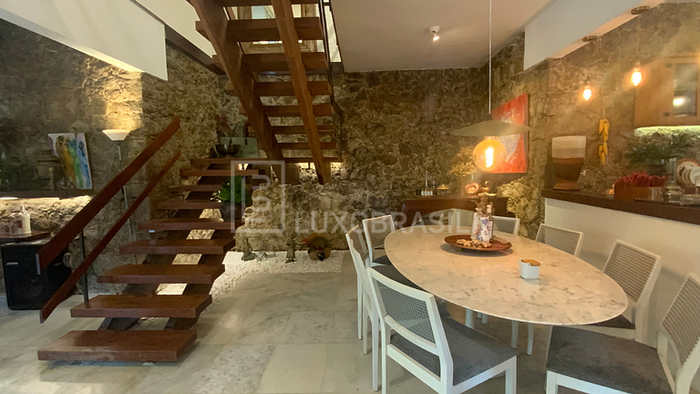 LB - RJ762 House São Conrado Event and Lodging 03 Rooms Seas