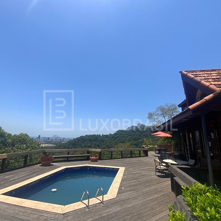 LuxoBrasil #RJ56 Casa no Alto da Gávea Aluguel Temporada