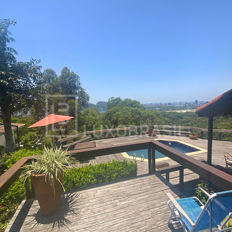 LuxoBrasil #RJ56 Casa no Alto da Gávea Aluguel Temporada