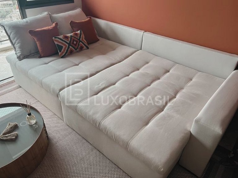 LB - RJ68 Apartamento Barra Leme vista mar Aluguel de Tempor