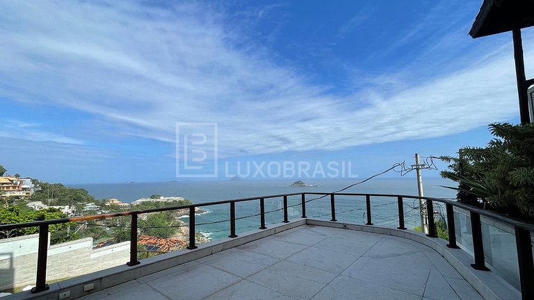 Casa de Luxo com Vista 360º na Joatinga | LUXOBRASIL