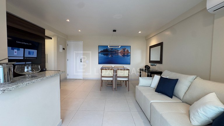 LB - RJ14 Conforto e Vista para o Mar: Flat de 51 m² no Barr