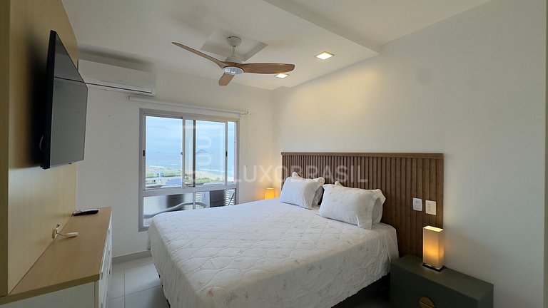 LB - RJ14 Comfort and Ocean View: 51 m² Flat at Barra Beach