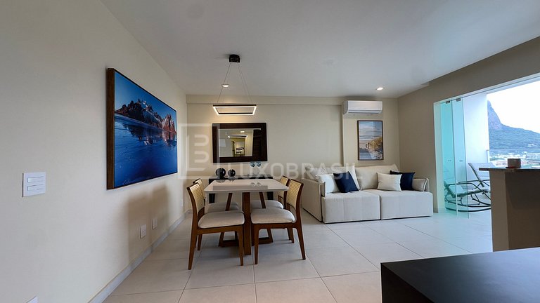 LB - RJ14 Conforto e Vista para o Mar: Flat de 51 m² no Barr