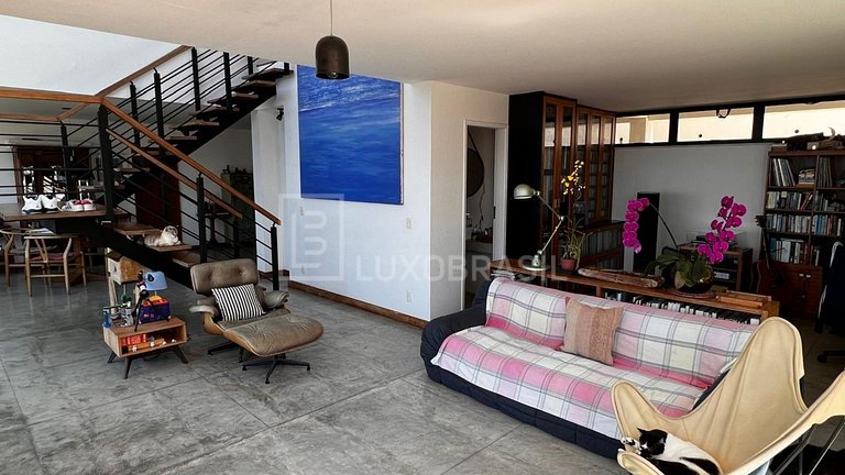 LB #RJ88 Exclusive House in Joá with Breathtaking View of Pe