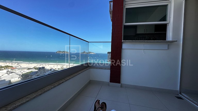 LB - RJ14 Conforto e Vista para o Mar: Flat de 51 m² no Barr