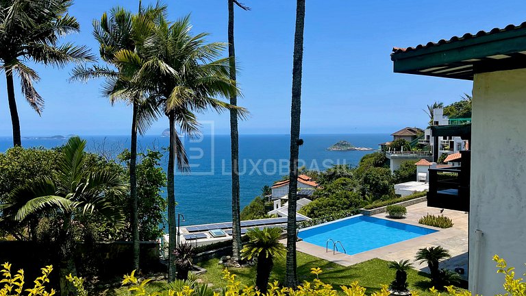 LB - RJ85 | 4-Bedroom House with Sea Views in Joá – Long-Ter