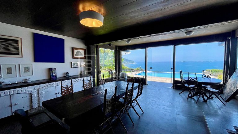 LB - RJ85 | Casa de 4 habitaciones con vistas al mar en Joá