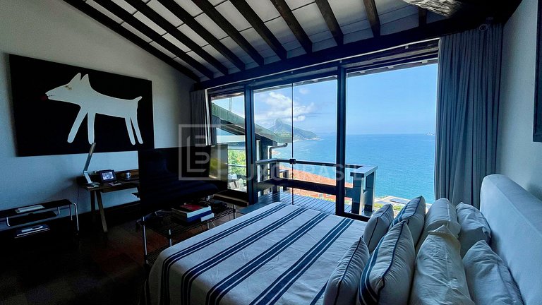 LB - RJ85 | 4-Bedroom House with Sea Views in Joá – Long-Ter