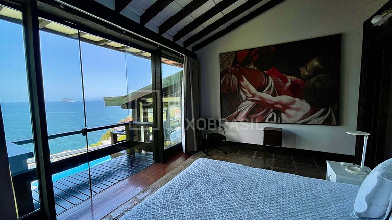 LB - RJ85 | Casa de 4 habitaciones con vistas al mar en Joá
