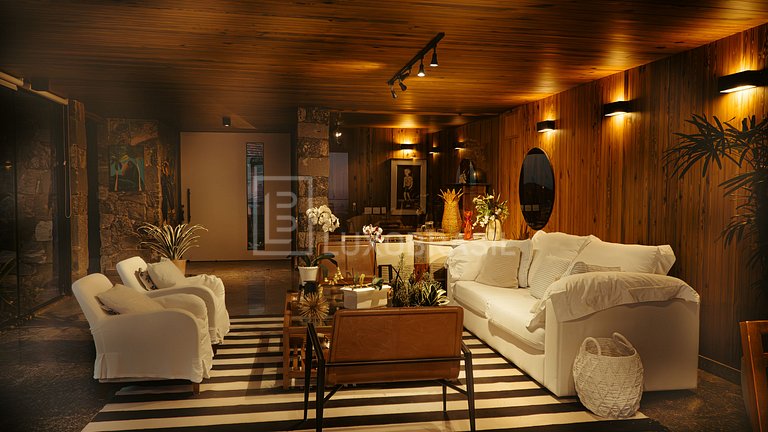 LUXOBRASIL #RJ720 Mansión Joie Joá 04 Dormitorios, 03 Suites