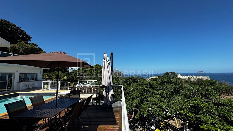 LUXOBRASIL #RJ849 Mansion in Joá 04 Suites House Season Rent