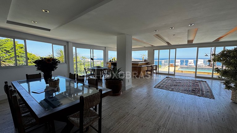 LUXOBRASIL #RJ849 Mansion in Joá 04 Suites House Season Rent