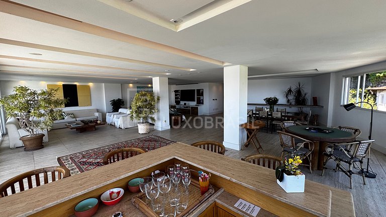 LUXOBRASIL #RJ849 Mansion in Joá 04 Suites House Season Rent