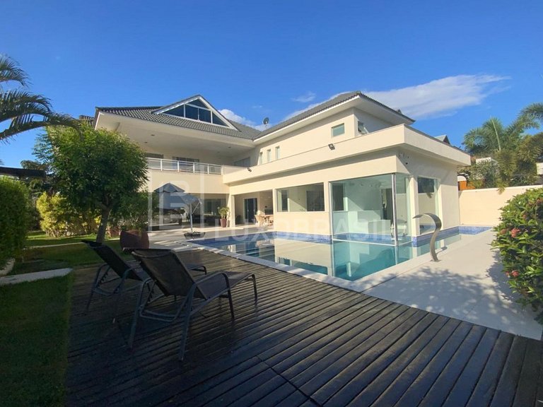 Luxo Brasil #116 Manoir Blanc del Lago: casa com 5 suítes pa