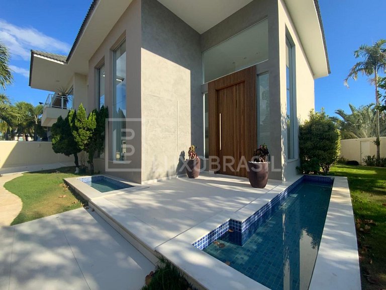 Luxo Brasil #116 Manoir Blanc del Lago: casa com 5 suítes pa