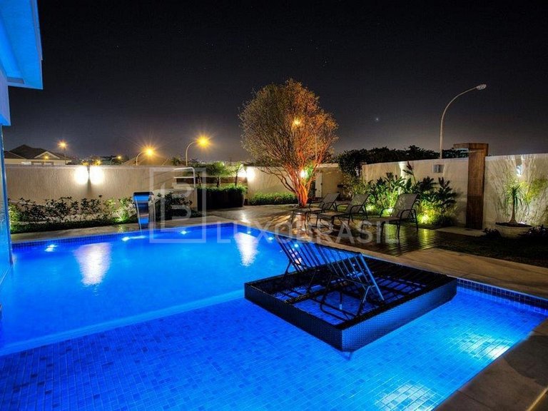 Luxo Brasil #116 Manoir Blanc del Lago: casa com 5 suítes pa