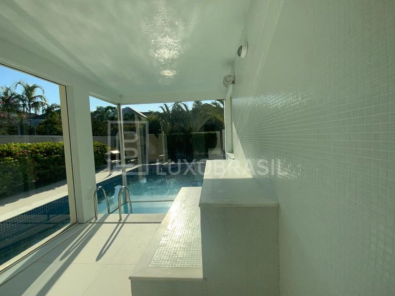 Luxo Brasil #116 Manoir Blanc del Lago: casa com 5 suítes pa