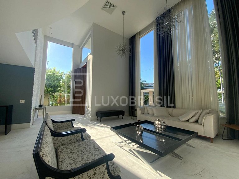 Luxo Brasil #116 Manoir Blanc del Lago: casa com 5 suítes pa