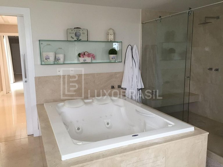 Luxo Brasil #116 Manoir Blanc del Lago: casa com 5 suítes pa