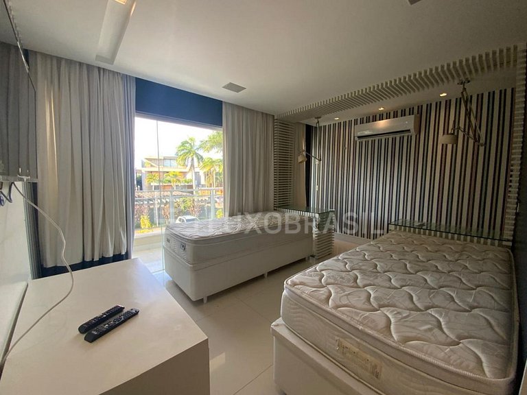 Luxo Brasil #116 Manoir Blanc del Lago: casa com 5 suítes pa