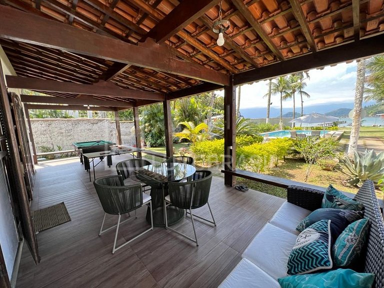 LUXOBRASIL #AR31 Casa 04 Quartos Frente Mar Angra