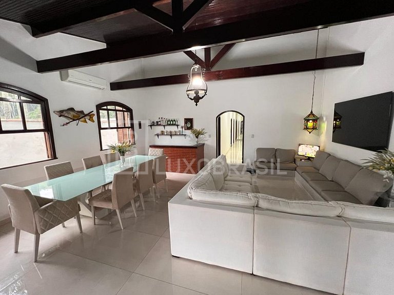LUXOBRASIL #AR31 Casa 04 Quartos Frente Mar Angra
