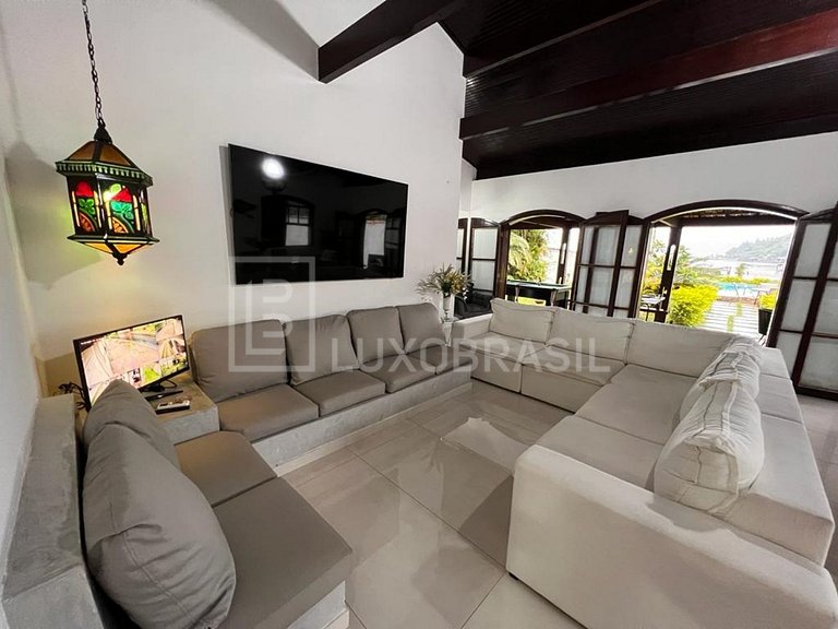 LUXOBRASIL #AR31 Casa 04 Quartos Frente Mar Angra