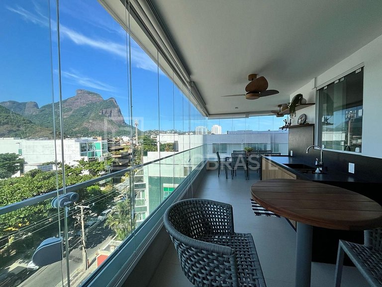 LuxBrasil #RJ117 Refúgio com Vista Incrível no Barra Beach A