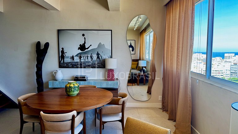 LB - RJ118 Cobertura Moderna em Ipanema - 03 Suítes Aluguel