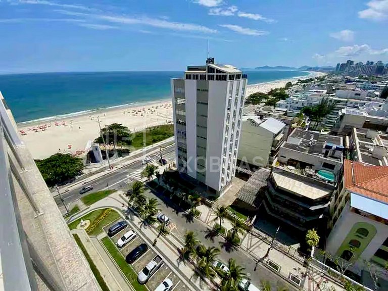 LB - RJ41 Flat Vista Mar no Barra Beach | Pronto para Morar