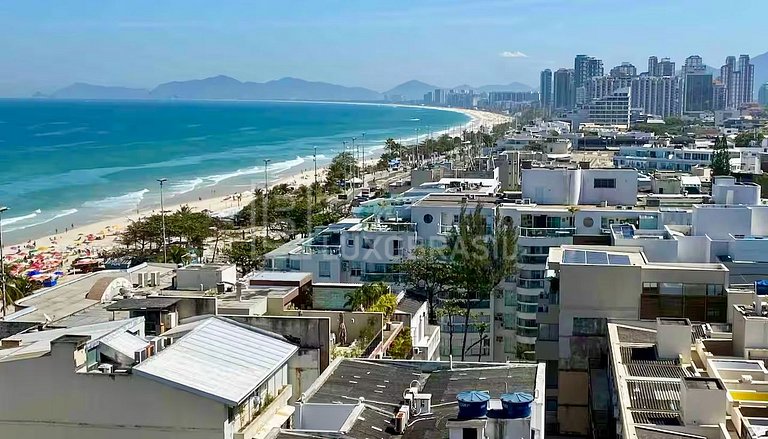 LB - RJ41 Flat Vista Mar no Barra Beach | Pronto para Morar