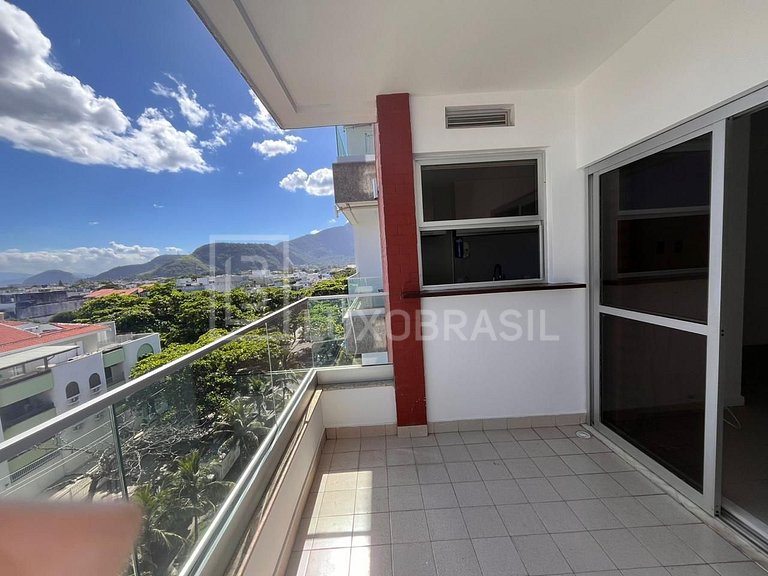 LB - RJ842 Apartamento com 1 quarto vista mar para alugar, 1