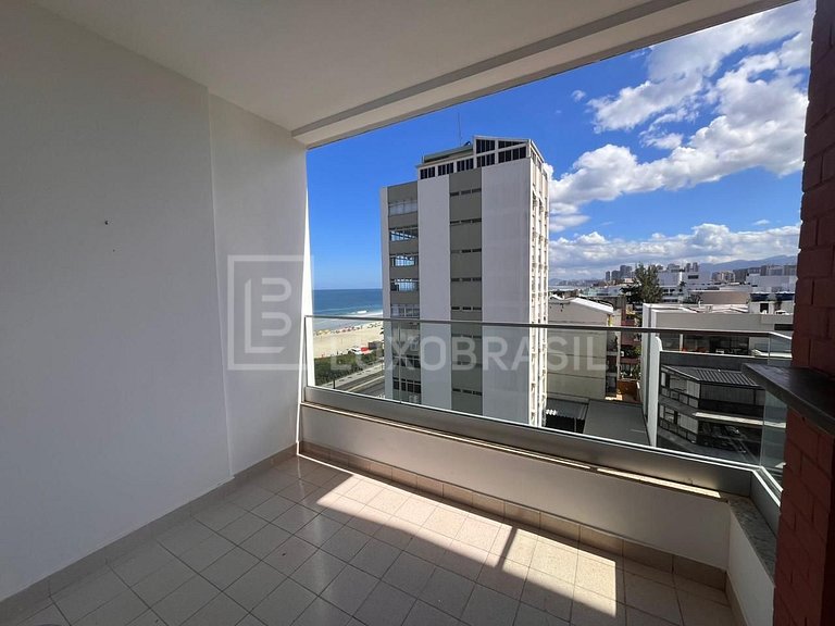 LB - RJ842 Apartamento com 1 quarto vista mar para alugar, 1