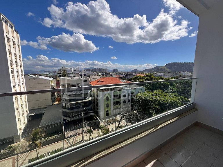 LB - RJ842 Apartamento com 1 quarto vista mar para alugar, 5