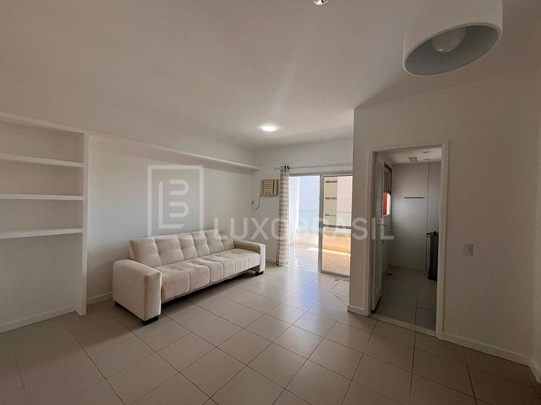 LB - RJ842 Apartamento com 1 quarto vista mar para alugar, 1