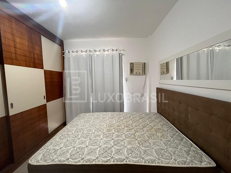 LB - RJ842 Apartamento com 1 quarto vista mar para alugar, 1