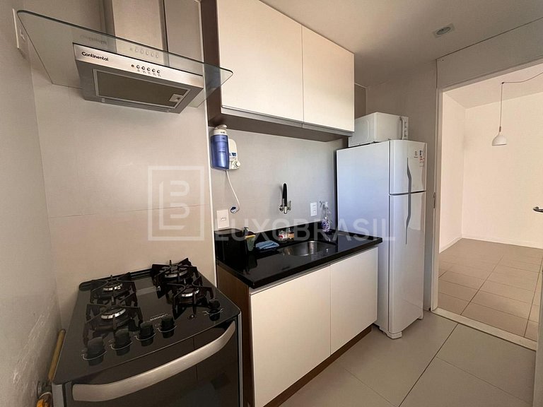 LB - RJ842 Apartamento com 1 quarto vista mar para alugar, 1
