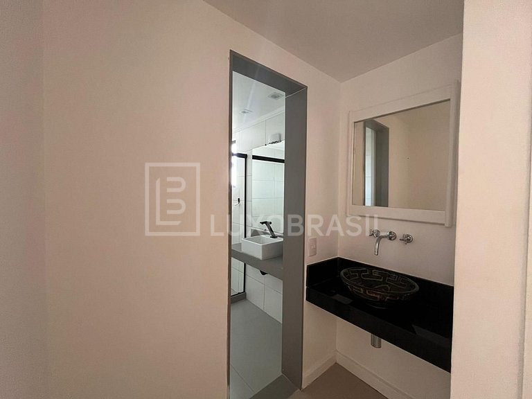 LB - RJ842 Apartamento com 1 quarto vista mar para alugar, 1